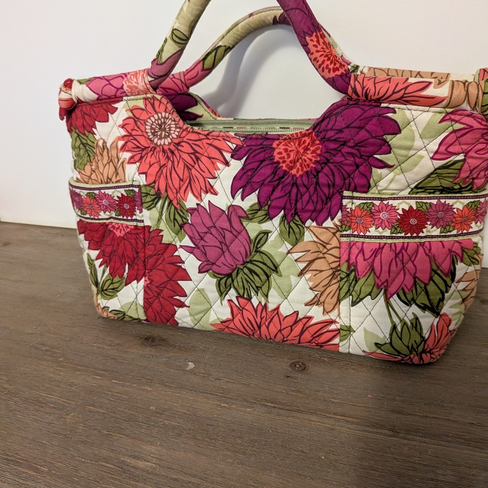 Vera Bradley Pink and Purple Floral Tote